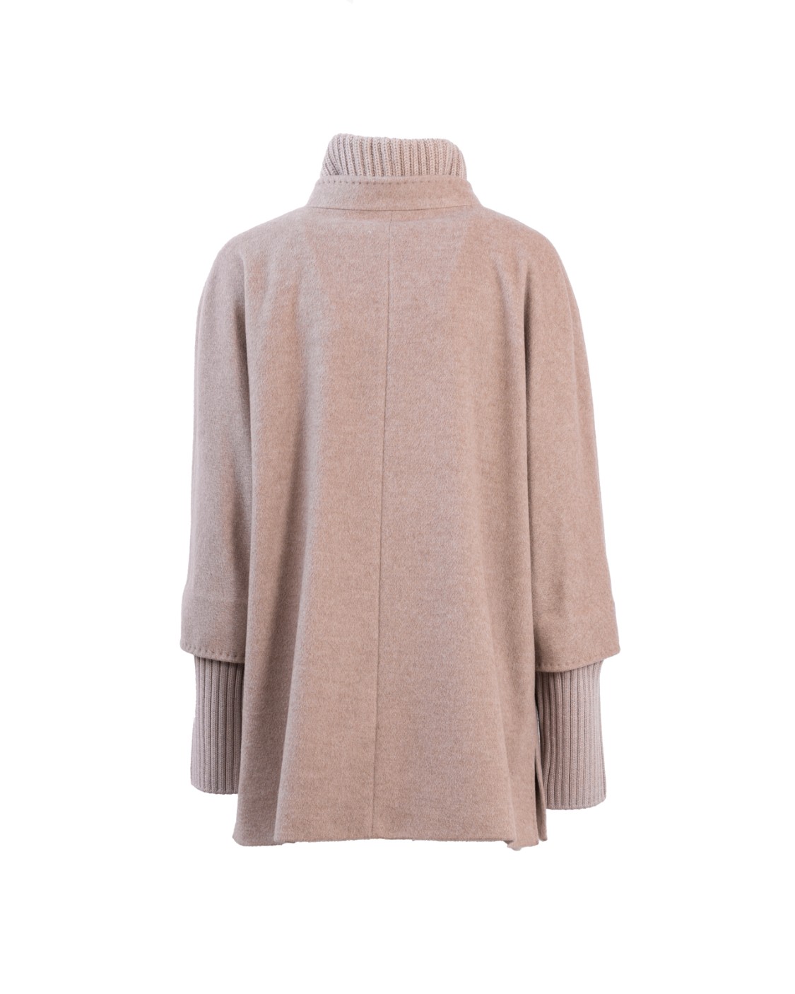 shop CINZIA ROCCA  Giaccone: Cinzia Rocca cappotto in cashmere.
Collo e maniche in maglia coste.
Chiusura con bottoni.
Tasche laterali.
Composizione: 100% Cashmere.
Fabbricato in Italia.. U243OM1 63G8-06 number 6924032